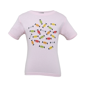 Kids Lolly T-shirts Double XL  Available in white and pink