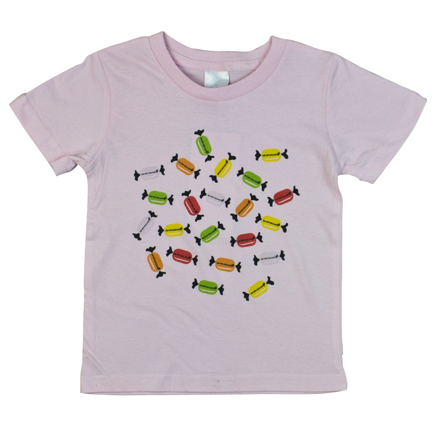 Kids Lolly T-shirts  Available in white and pink