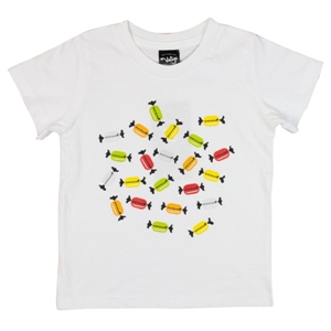 Kids Lolly T-shirt Small White Also available in Pink