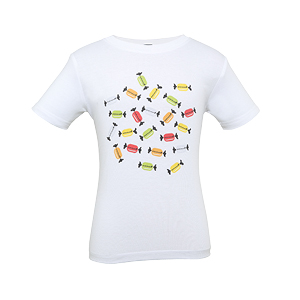 Kids Lolly T-shirt Double XL White Also available in Pink